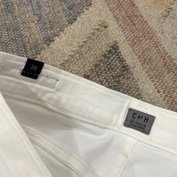 Citizens Of Humanity Rocket Crop Petite High Rise Skinny Jeans White - Size 26 - Picture 4 of 5